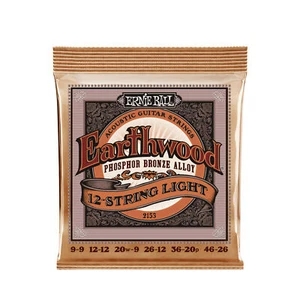 Ernie Ball Earthwood 12-String Light Phosphor Bronze Acoustic Guitar String 9-46 - Picture 1 of 1
