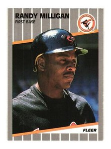 1989 Fleer Update #U-7 Randy Milligan Baltimore Orioles