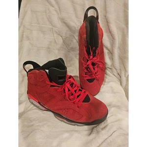 Scarpe sneakers uomo Air Jordan 6 Retro Toro Bravo CT8529-600 pelle scamosciata - Foto 1 di 9