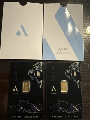 2 Acre Ancient Collection Gram Gold Bar - Image 1 of 4