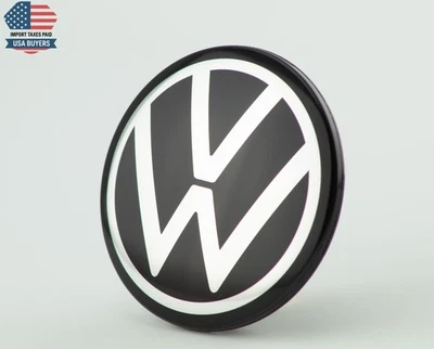 Volkswagen Arteon Golf Tiguan Negro Cromo Superpuesto Genuino 5H0601171FOD Foto 1 de 4