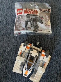 LEGO Star Wars Lot: 30497 Heavy Assault Walker (New) +75268 Snowspeeder INC READ