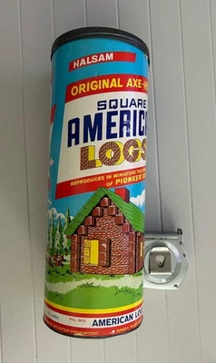 Troncos Lincoln vintage #815 originales tallados en hacha Halsam cuadrados troncos americanos Foto 1 de 4