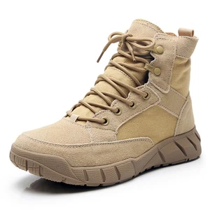 Botas de trabajo de senderismo para hombre de 6 pulgadas impermeables botas militares al aire libre botas del desierto - Imagen 1 de 12