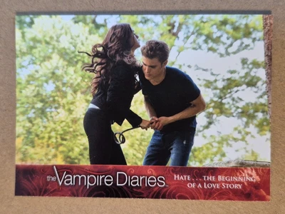 Tarjeta coleccionable The Vampire Diaries temporada 2 #3 Cryptozoic 2012 "The Beginning..." Foto 1 de 2