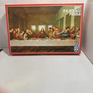FX Schmid The Last Supper 1000 pc Puzzle Leonardo da Vinci Used - Picture 1 of 5