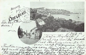 SVERIGE Sweden - ÖREGRUND - Helsing från önegrund - År 1901 - Picture 1 of 2