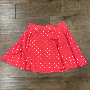 S.O. Girl’s Pink & White Polka Sot Skirt L - Picture 1 of 4