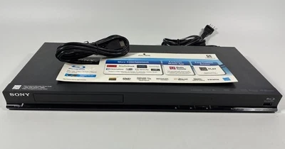 Sony Blu-Ray DVD Disc Player BDP-BX38 Black USB w HDMI Cable NO Remote TESTED - Image 1 of 4