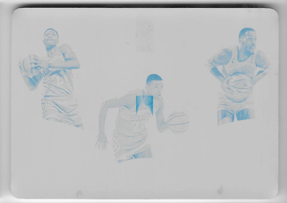 DOMINIQUE WILKINS/KEVIN WILLIS/DOC RIVERS 2018 帕尼尼 IMMACULATE PLATE 卡 #1/1 — 第 1/1 张图片