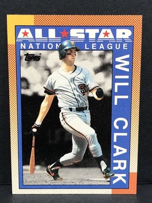 Will Clark 1990 Topps All Star #397 - San Francisco Giants - Image 1 of 3