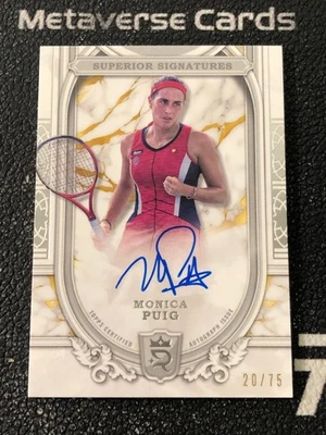 2024 Topps Royalty Tennis Superior Signatures Monica Puig Auto 20/75 - Image 1 of 2