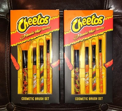 Cheetos Flamin' Hot Cosmetic Brush Set - Image 1 of 4
