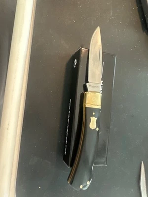 BÖKER BLACK LOCKBACK KNIFE - Image 1 of 4