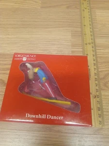 DOWNHILL DANCER MIB SALUTI AMERICANI NON DIMENTICARMI ORNAMENTO NATALE SCIATORE - Foto 1 di 6