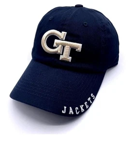 GEORGIA YELLOW JACKETS TECH RELAXED SLOUCH FIT HAT NCAA FOOTBALL NEW CAP - Picture 1 of 3