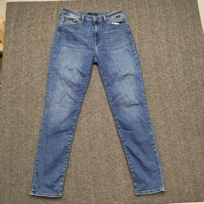 Mavi Blue Jeans Womens 32 Kathleen High Rise Slim Boyfriend Cotton Blend Stretch - Image 1 of 4