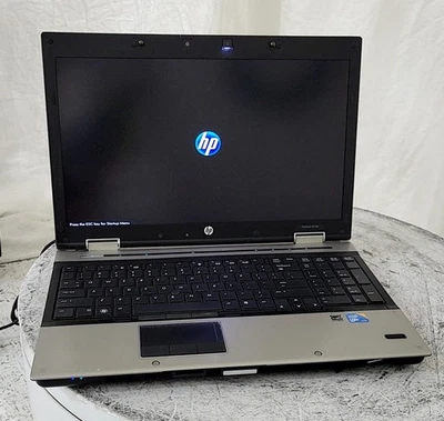 HP ELITEBOOK 8540P WH251UT#ABA Laptop Intel I5 M 520 4GB SEE NOTES - Image 1 of 4