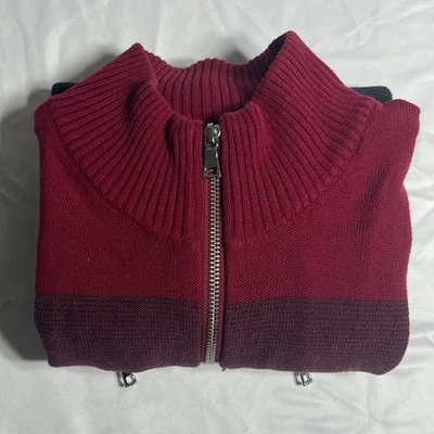 INC INTERNATIONAL CONCEPTS Men's Full-Zip Cardigan Sweater Color Block Size L - Image 1 of 4