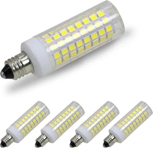 [4-Pack] E11 LED, All-New (102LEDs) Led Bulbs, 8W 75W-100W 102cw  - Picture 1 of 5