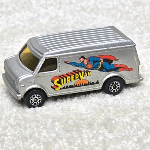 1978 Superman Supervan Corgi Juniors U.S. Van Comic DC Marvel Chevy VTG - Picture 1 of 9