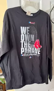 Boston Red Sox 2013 World Series "Parade" schwarzes Langarmshirt T-Shirt X Large - Bild 1 von 10