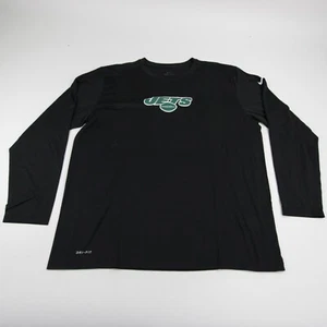 New York Jets, Nike, Dri-Fit ,L/S, TEAM ISSUED, 2XL ,Shirt Men's Black ,NFL, - Picture 1 of 4