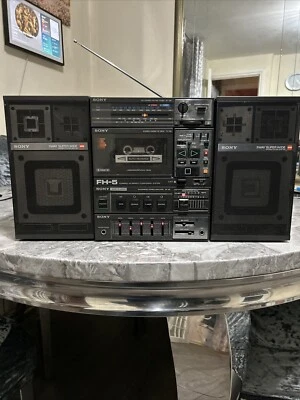 SONY FH-5 RARE 1985 Compact High Density Component System Portable Please Read  - Image 1 of 4