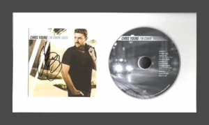 CHRIS YOUNG SIGNED AUTOGRAMM I'M COMIN' OVER GERAHMTES CD DISPLAY - READY TO HANG! - Bild 1 von 2