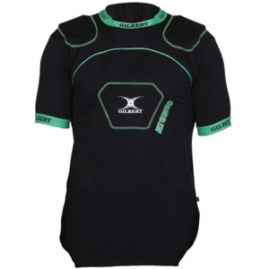 GILBERT ATOMIC V2 PROTECTIVE SHOULDER PADS (BLACK) - Picture 1 of 8