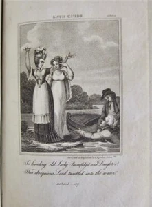 1791, The New Bath Guide, Satirical Poem 12 Engraved plates,  F. Eginton, Rare - Picture 1 of 12