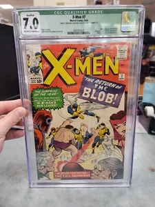 X-MEN 7 - CGC FN+ 7.0 - 2ND APPEARANCE OF THE BLOB - MAGNETO - Incomplete (1964) - Picture 1 of 4