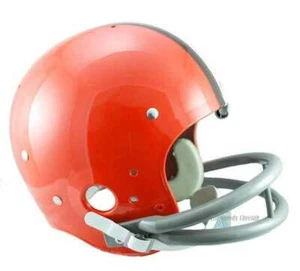 CLEVELAND BROWNS UNSIGNED FULL SIZE TK 2BAR HELMET RARE! RIDDELL - Picture 1 of 2
