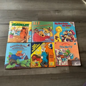 Lot of 6 Children's Books 1980’s Paperback Alf Heathcliff, Bugs Bunny Muppets - Picture 1 of 20