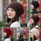 Oversized Knitted Hat Baggy Bonnet Caps Casual Ski Cap  Outdoor Riding