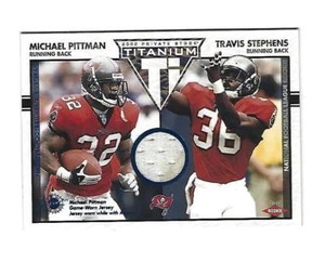 M. Pittman /T. Stephens 2002 Titanium Blue Jsy. Cd, #168, #31/ #200 - Picture 1 of 2
