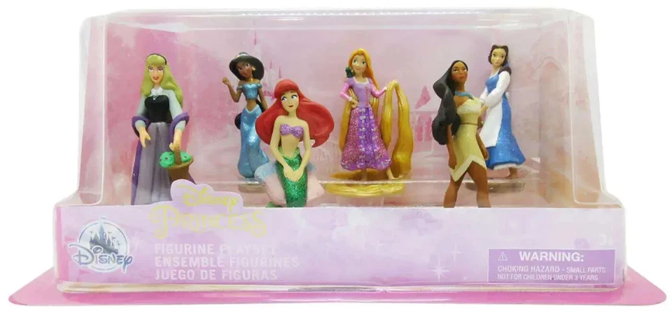 Disney Princess Figurines Figure Play Set 6 Pieces. Fast