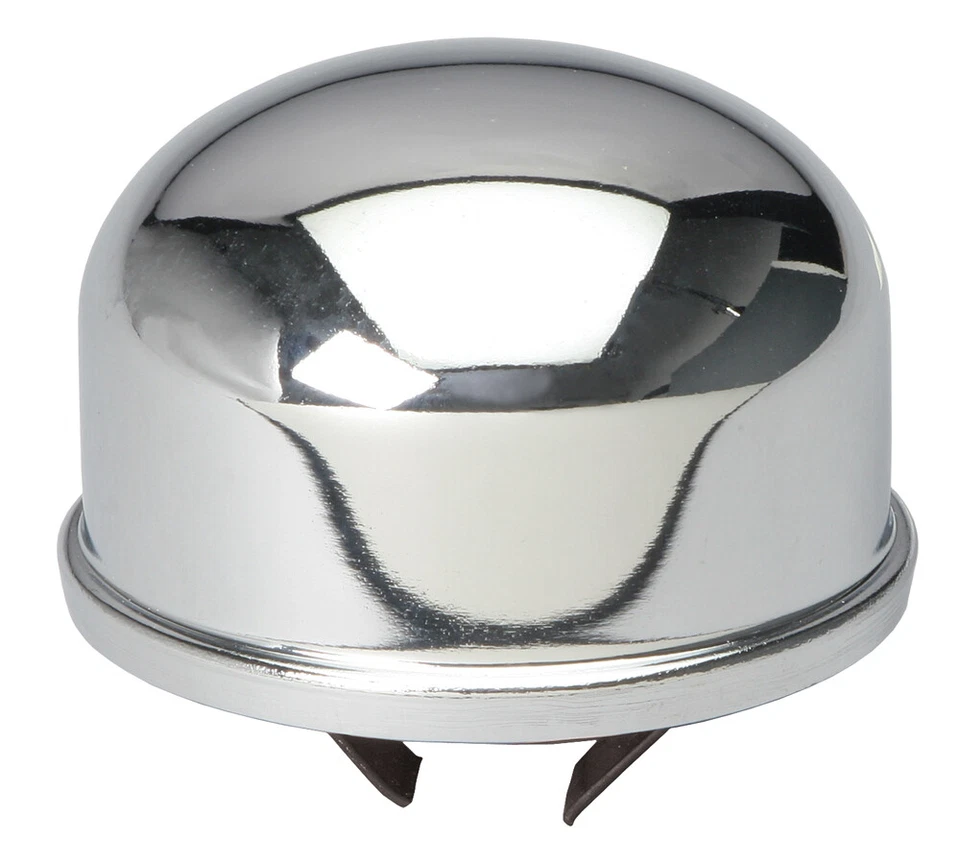 Trans-Dapt 4802 Breather Chrome Steel Push-On Round 1-1/2 in Hole - Image 1 of 1