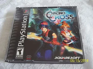 PS1 PLAYSTATION CHRONO CROSS BLACK LABEL COMPLETE RARE HTF MUST SEE & BUY IT NOW - Picture 1 of 1