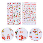  6 Sheets Christmas Manicure Nail Art Decals Nails Stickers Adhesive