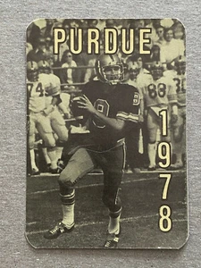 CFB 1978 PURDUE BOILERMAKERS College Football Spielplan QB MARK HERRMANN Colts - Bild 1 von 2