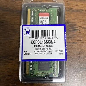 BRAND NEW SEALED Kingston 4GB DDR3 Laptop Memory PC3-12800 KCP3L16SS8/4 - Picture 1 of 2