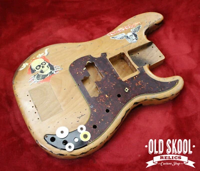 CUSTOM BUILD Made to Order Billy Sheehan 'The Wife' Precision Bass Guitar Body Heavy Relic