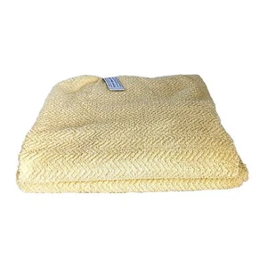 2 asciugamani da bagno Tommy Hilfiger moderni americani morbidi giallo tinta unita 30" x 54" - Foto 1 di 7