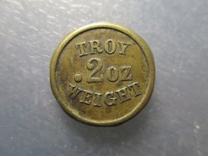 PONDERAL INGLES COIN WEIGHT 0,2 ONZAS TROY - 0.2 TROY OZ. 6,23 g - Imagen 1 de 2