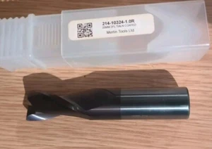 MERLIN 20mm x 1mm Rad 2 Flute Solid Carbide TiALN Coated End Mill 214-10324-1.0R - Picture 1 of 4
