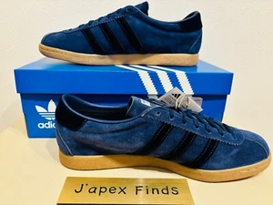 adidas Originals Tobacco JP9652 Dark Blue Night Indigo Gum Men's Size - Picture 1 of 15
