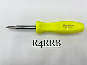 ** NEW AUCTION Snap-on Tools NEW HIVIZ Reversible Blade Screwdriver Set SDDD41HV - Picture 1 of 7
