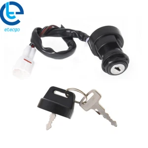 Ignition Key Switch For Yamaha Warrior 350 YFM350 1996 1997 1998 1999-2001 - Picture 1 of 8