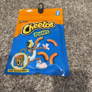 Calzoncillo SWAG BOXER CHEETOS PUFFS (pequeño para hombre) sin abrir EN BOLSA DE APERITIVOS CON ASTILLAS  - Imagen 1 de 1